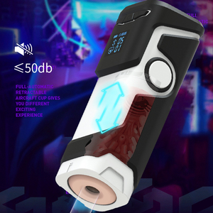 スマホホルダー付き、透明窓と加熱機能付き、振動・突き上げ・ストローク機能搭載のサイバーマスターベーション用セックストイ - Product Image 4