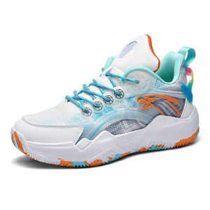 Logo de marque personnaliser professionnel hommes <span class=keywords><strong>aigle</strong></span> Sports de plein air baskets respirant blanc nuit lueur haut femmes <span class=keywords><strong>chaussures</strong></span> de basket-ball - Product Image 2