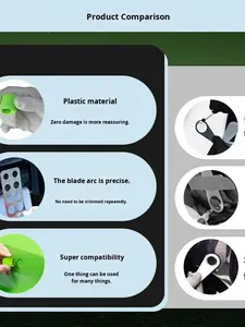 Guanghuan GH-256 <span class=keywords><strong>Halo</strong></span> Outil d'assistance de découpe de trous pour radar de 16-25 mm pour <span class=keywords><strong>film</strong></span> teinté de vitres de voiture, ensemble de 10 pièces pour l'installation de films de protection automobile - Product Image 3