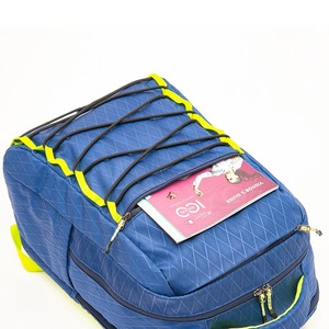 Blue Large Capacity Lightweight <b>Drawstring</b> <b>Backpack</b> Rhombus Grid Pattern Design Suitable for Short Trips Versatile <b>Backpack</b> - Product Image 2
