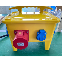 Boîtier de prise de courant 12 modules de haute qualité IP54 boîtier de distribution portable extérieur étanche avec disjoncteur MCB et RCD