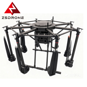 Drone ZSDRONE EM-215 Prosumer, charge utile de 100 kg, fibre de carbone, envergure de 1700 mm, résistance au vent de niveau 6 (1-12 m/s), altitude de 5000 m, 215 kg - Product Image 5
