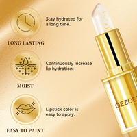 Gloss à lèvres changeant de couleur personnalisé en gros Rouge à lèvres Gobelets anti-adhésifs Hydratant Imperméable Transparent Vegan Longue durée Brillant