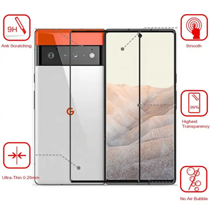 Verre trempé transparent pleine colle pour <span class=keywords><strong>google</strong></span> <span class=keywords><strong>pixel</strong></span> 6 7 8 pro 3xl protecteur d'écran <span class=keywords><strong>6A</strong></span> 2.5D Film de <span class=keywords><strong>protection</strong></span> de téléphone - Product Image 2