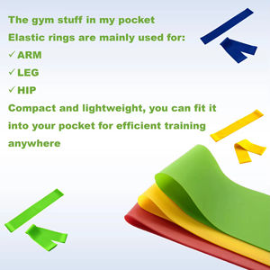 Bandes de résistance professionnelles sans latex, bandes élastiques pour l'entraînement des femmes ou des hommes, ensemble de bandes d'exercice pour la physiothérapie - Product Image 5