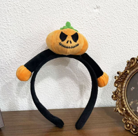 Serre-têtes d'Halloween, Poupées de dessin animé, Accessoires pour cheveux, Costumes de festival, Décorations, Démons, Citrouilles, Araignées, Serre-têtes amusants