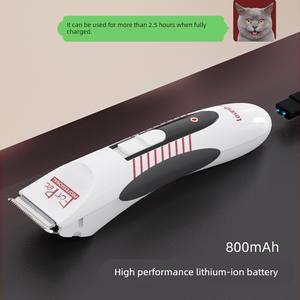 L2 Petite tondeuse électrique en plastique à piles Tondeuse à cheveux pour chien Outil de coupe de cheveux pour chiens <span class=keywords><strong>Teddy</strong></span> Bichon Chats - Product Image 5