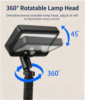 Lampe solaire extérieure en forme de pieuvre, lampe de cour, lampadaire, applique murale domestique, nouvelle lampe LED à détecteur de mouvement