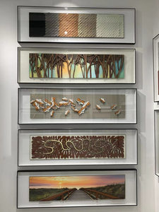 Bán buôn trang trí nội thất hiện đại hình ảnh khung khách sạn tác phẩm nghệ thuật đơn giản đóng khung 3D khắc cứu trợ nghệ thuật trừu tượng bức tranh lớn cho các bức tường - Product Image 6