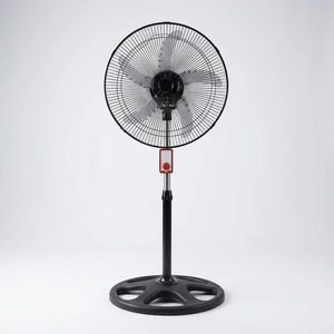 Ventilateur sur pied de 18 pouces avec 5 pales oscillantes, hauteur réglable, moteur AC, commande mécanique pour le refroidissement domestique - Product Image 1
