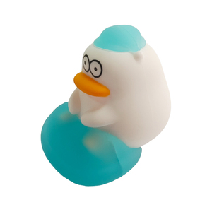 Figurine 3D en caoutchouc/PVC souple, design canard mignon, écologique, durable, pour la maison, le bureau, la voiture, ornements de bureau, couleur personnalisée, cadeau - Product Image 4