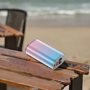 Nouvelle batterie externe 10W à charge ultra-rapide avec changement de couleur progressif, 10000 mAh, mini capsule, alimentation mobile - Product Image 1