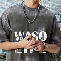 T-shirts en gros de la meilleure qualité, tie-dye, délavés à l'acide, surdimensionnés, respirants, col rond, en coton pour hommes