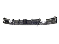 Diffuseur arrière en fibre de carbone pour BMW Série 3 F30 M Tech avec éclairage LED 2 sorties 2012-2016 Kits carrosserie