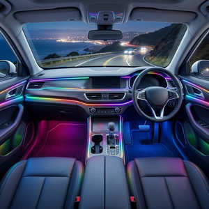 Premium Automotive Interior LED Light Guiding <b>Panel</b> with Optical Grade LGP Diffuser Film for Sunvisor <b>Mirror</b> Cover Backlighting - Product Image 4