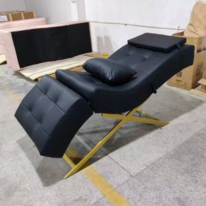 Cama de Spa Facial Plegable y Ajustable de Lujo Moderno en Color Rosa Dorado para Salón de Belleza, Fabricación Personalizada - Product Image 4