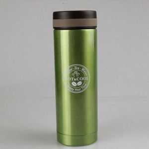 DingShang Stainless Steel Vacuum <b>Flask</b> 6-12 Hours Thermal Insulation Spill Proof Eco-Friendly Travel Mug Black Red Minimalist - Product Image 4