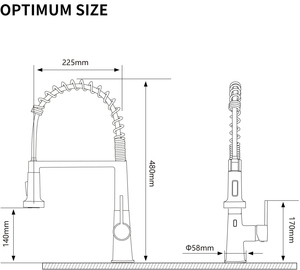 Vòi Bếp Cảm Biến Thông Minh Cảm Biến Nhà Bếp Vòi Cọ Niken Tự Động Có Cảm Biến Không Chạm - Product Image 2