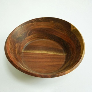 Cuenco ligero de madera de acacia para ensalada, cuenco para fruta, cuenco de mezcla, <span class=keywords><strong>12</strong></span> pulgadas - Product Image 5