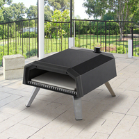 Offre Spéciale Portable En Acier Inoxydable En Plein Air Camping Cuisine BBQ Grill Gaz Pizza Four Fours Intégrés pour Se Déplacer pour Camping