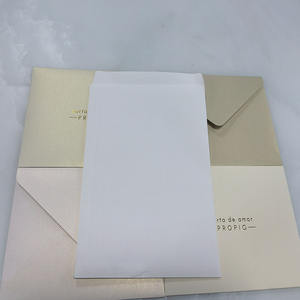 Sceau <span class=keywords><strong>de</strong></span> <span class=keywords><strong>peau</strong></span> <span class=keywords><strong>de</strong></span> papier d'art <span class=keywords><strong>de</strong></span> pulpe <span class=keywords><strong>de</strong></span> coton d'enveloppe blanche écologique personnalisable impression secrète pour le logo <span class=keywords><strong>de</strong></span> promotion commerciale - Product Image 3