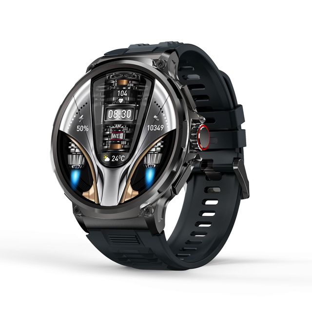 V69 Smartwatch 1.85" Big Touch Screen  Rugged Outdoor Watch 710mAh Battery Fitness Tracker Smart Watch 2024 for Man