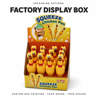 Poulet en caoutchouc qui couine, jouet anti-stress, jouet sensoriel en vinyle souple, dinde qui couine, cadeau de fête, cadeaux de Thanksgiving pour enfants
