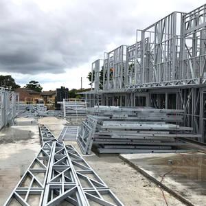 NZ/AS/US Nouveau Design Panneau Alc Structure en Acier Maisons Préfabriquées Maison de Ville <span class=keywords><strong>à</strong></span> <span class=keywords><strong>Vendre</strong></span> - Product Image 1