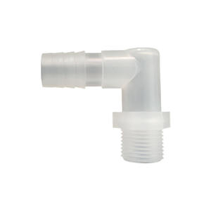 Codo Flexible de Plástico de 1/2\" con Rosca Macho y Boquilla de Agua en Forma de Pagoda de 3 Puntas, Accesorios de Acuario de Conexión Rápida con Sistema de Bloqueo - Product Image 1