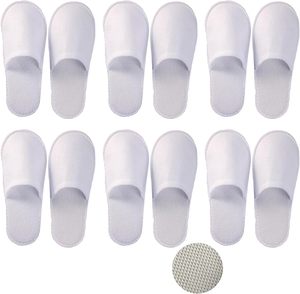 Chaussons d'hôtel jetables non tissés blancs, doux et confortables, pour spa - Product Image 2