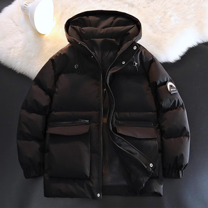 Chaqueta gruesa de plumón resistente al frío para adolescentes y overoles - Product Image 4