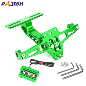 Cadre de plaque d'immatriculation de moto électrique CNC Conversion de moto support de plaque arrière coloré en aluminium pour MT07 <span class=keywords><strong>MT09</strong></span> MT10 - Product Image 1