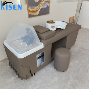 KISEN ขายส่งอุปกรณ์สปาผม เฟอร์นิเจอร์ร้านเสริมสวย เตียงนวด เตียงสระผมแบบไทย เก้าอี้สระผมพร้อมเครื่องอบไอน้ำ - Product Image 4