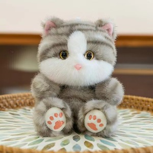 Nuevo Juguete de Peluche de Gato de Simulación, Gato Calico y Gato Naranja, Muñeco del Tamaño de la Palma de la Mano, Lindo Animal de Peluche, Regalo de Cumpleaños para Mejores Amigos y Niños - Product Image 3