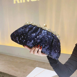 Wholesale Bling Sequin Designer Small Jelly Women's Handbag <b>Cross</b> <b>Chain</b> Shoulder Purse and Bags Ladies Luxury Party Bags - Product Image 2