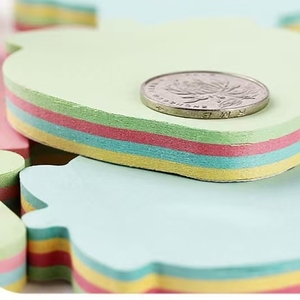 Wholesale Small Pocket Size Writing Notepad with Die Cut Shape Hotel <strong>Study</strong> Sticky Notes with Company Logo Printing Memo <strong>Pads</strong> - Product Image 3