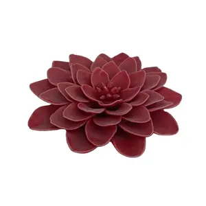 Figurine artisanale Offre Spéciale fleur en porcelaine fleur en céramique pour décoration intérieure
