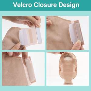 Üretim tıbbi sarf malzemeleri yeniden dışbükey <span class=keywords><strong>Colostomy</strong></span> çanta aktif karbon ile iki parçalı Ostomy malzemeleri, Max kesim 45mm - Product Image 5