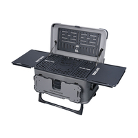Boîte de rangement latérale professionnelle N43 en aluminium, résistante aux intempéries, pour l'organisation des ustensiles de cuisine en voyage ou en voiture