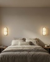 Lampe murale de salle de bain LED en fer allongée et minimaliste