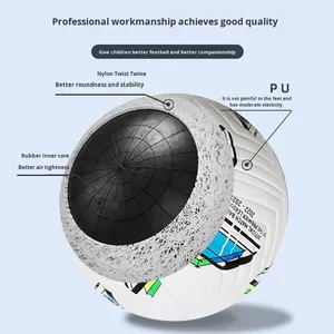 ลูกฟุตบอลหนัง PU แบบกำหนดเองได้ ขนาด 4-5 สำหรับฝึกซ้อมและแข่งขัน ผลิตจากโรงงานโดยตรง สำหรับเด็ก - Product Image 2