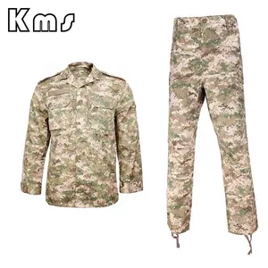केएमएस थोक आउटडोर सामरिक कपड़े सेट डिजिटल छलावरण शिकार लड़ाकू सामरिक वर्दी कपड़े भेजने के लिए तैयार है
