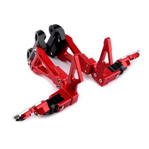 Accessoires de moto Ensemble de repose-pieds arrière réglables Pédale pour <span class=keywords><strong>CB650F</strong></span> <span class=keywords><strong>2017</strong></span> - Product Image 4