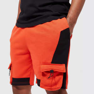Short de course personnalisé de haute qualité Vêtements de sport de fitness avec poches Short d'entraînement en polyester et nylon à séchage rapide avec cordon de serrage - Product Image 1