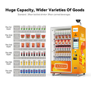 Zhi Gou Tech 2025 Distributeur automatique intelligent à écran tactile SDK Carte de crédit Jeton de monnaie Gestion basée sur le cloud Surveillance à distance - Product Image 3