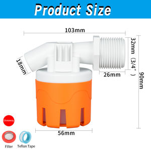 Válvula automática de control de nivel de agua, bola flotante, válvula flotante del tanque de agua, válvula flotante del tanque de combustible - Product Image 4