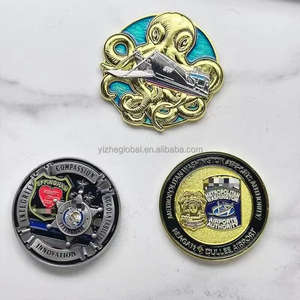 Fabricante <span class=keywords><strong>de</strong></span> Monedas Conmemorativas Personalizadas con Logotipo, Monedas <span class=keywords><strong>de</strong></span> Colección <span class=keywords><strong>de</strong></span> Metal Esmaltado en Oro y Plata, <span class=keywords><strong>Aleación</strong></span> <span class=keywords><strong>de</strong></span> Zinc 3D - Product Image 5