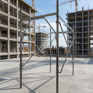 Ponteggio <span class=keywords><strong>Edile</strong></span> Tipo Italiano con Telaio a Boccole in Acciaio Q195/Q235 per Costruzioni - Product Image 1