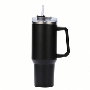 Factory Wholesale Adventure Double Wall 304 Stainless Steel Vacuum <b>Flask</b> Water Bottle 40oz Tumbler with Lid and Straw - Product Image 2