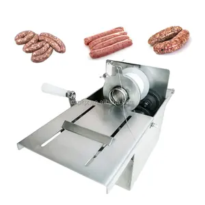 Máquina manual de encuadernación de salchichas, máquina para atar salchichas de carne, máquina para anudar salchichas
